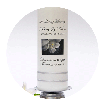 Personalised Memorial &amp; Remembrance Candles