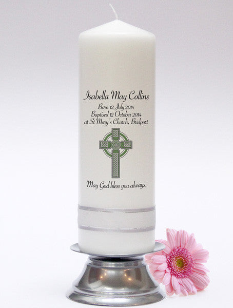 Personalised Baby Candles & Baby Candle Sets. Adorable keepsakes for christening, baptisms and naming days. Made in UK.