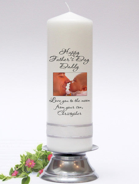 Photo Celebration Candlee. Personalised Candles for all ocassions. Handmade in UK.