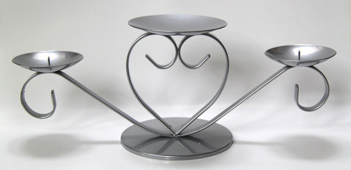 Charming heart shaped pillar candle holder. Stylish, affordable candleholders made in UK.
