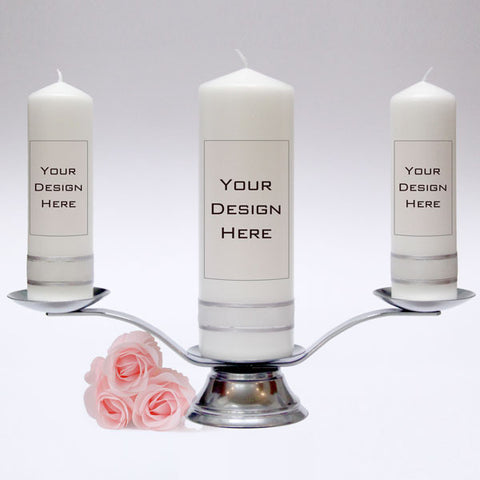 Create and design your very own personalised Wedding Candles. Unity Candles & Candle Sets made in UK.