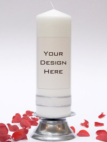 Customise and design your very own Wedding Unity Candle. Personalised to your specifications.